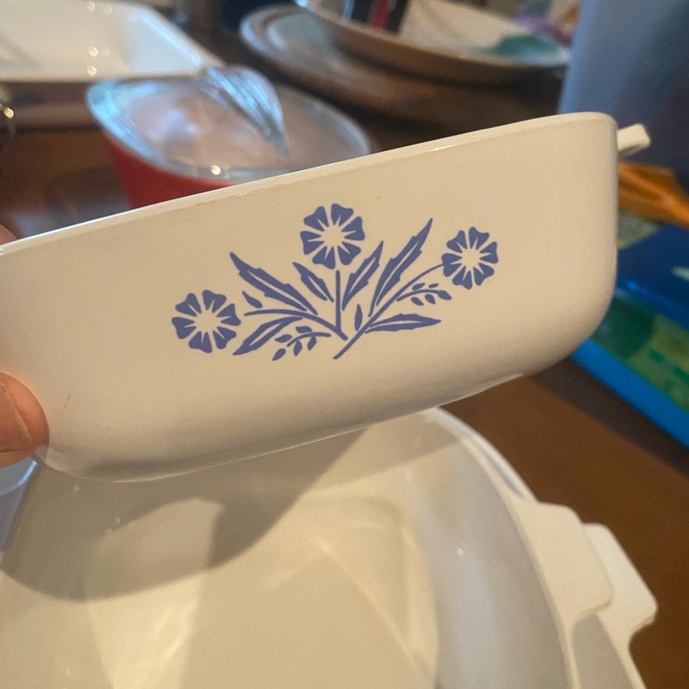 Corningware Vintage Blue Cornflower Made in the USA - Three Piece - Picture 12 of 16